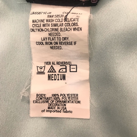 Chiffon Dress Mini Medium Sleeveless Mint Gathered - Picture 6 of 7